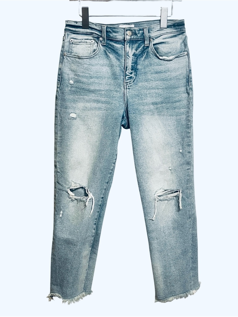 Pistola High Rise Distressed Raw Hem Women’s Jeans 29